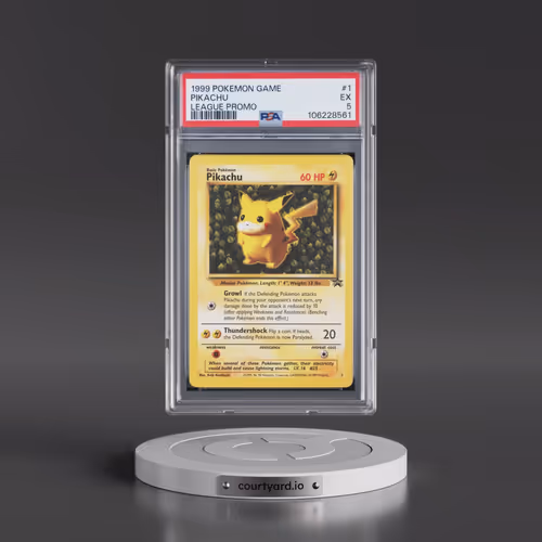 1999 Pokémon League Promo #1 Pikachu (PSA 5 EX)