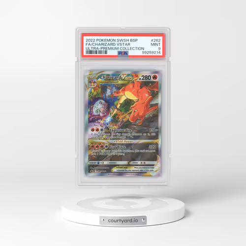 2022 Pokémon Swsh Black Star Promo #262 Charizard Vstar - Full Art Sword & Shield Ultra-Premium Collection-Charizard (PSA 9 MINT)