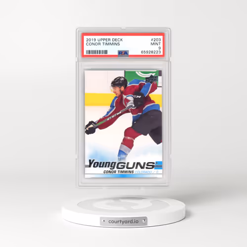 2019 Upper Deck #203 Conor Timmins (PSA 9 MINT)