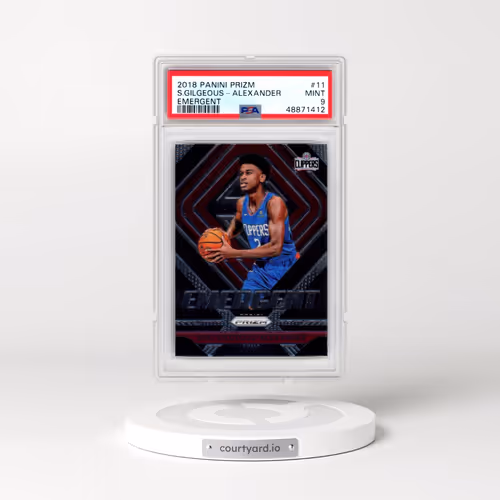 2018 Panini Prizm Emergent #11 Shai Gilgeous-Alexander (PSA 9 MINT)