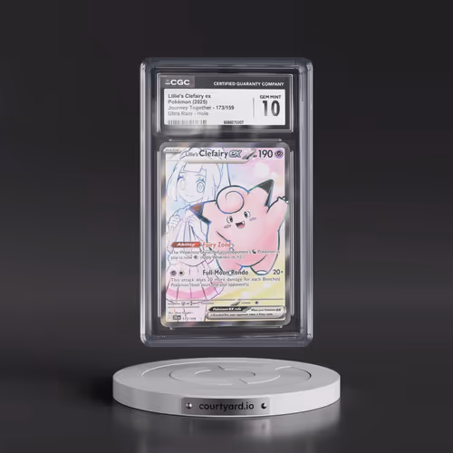 2025 Pokémon Jtg EN-Journey Together #173 Lillie's Clefairy EX - Holo Ultra Rare (CGC 10 GEM MINT)
