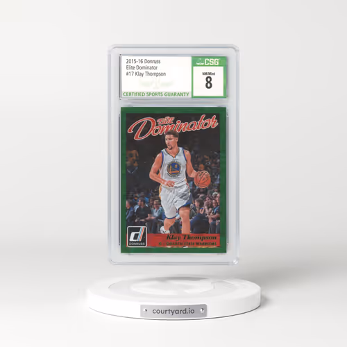 2015 Donruss #17 Klay Thompson (CSG 8 NM-MT)