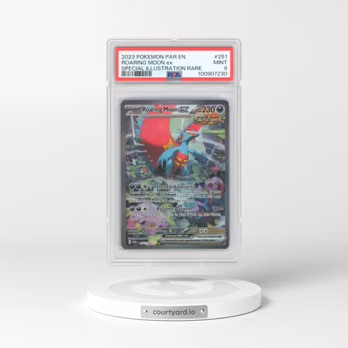 2023 Pokémon Par EN-Paradox Rift #251 Roaring Moon EX - Holo Special Illustration Rare (PSA 9 MINT)