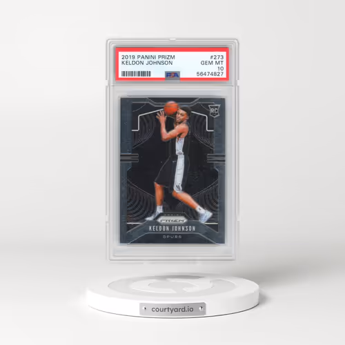 2019 Panini Prizm #273 Keldon Johnson (PSA 10 GEM MINT)