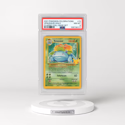 2021 Pokémon Celebrations Classic Collection #15 Venusaur - Holo (PSA 8 NM-MT)