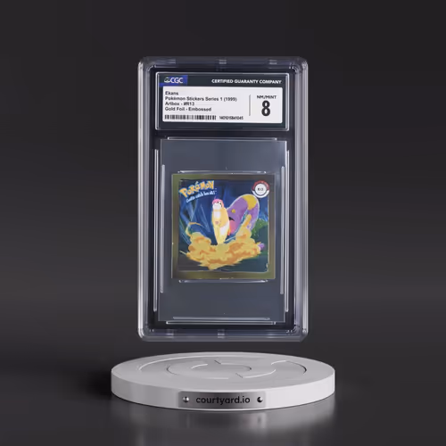 Action Flipz Series 1 (Artbox) - English #R13 Ekans - Chromium Stickers (CGC 8 NM-MT)