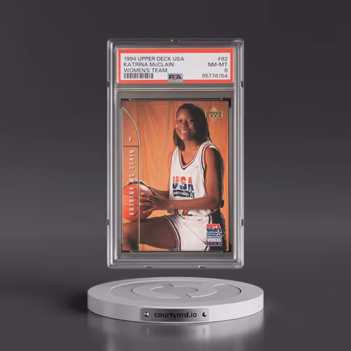 1994 Upper Deck USA Basketball #82 Katrina McClain - Women's Team (PSA 8 NM-MT)