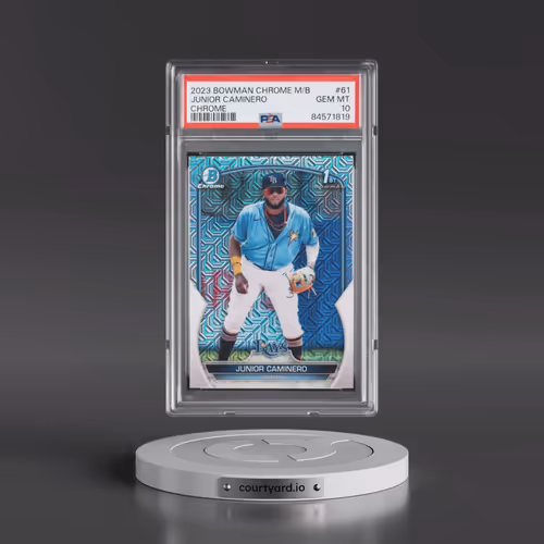 2023 Bowman Mega Box Chrome #61 Junior Caminero (PSA 10 GEM MINT)
