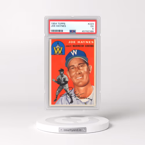 1954 Topps #223 Joe Haynes (PSA 5 EX)