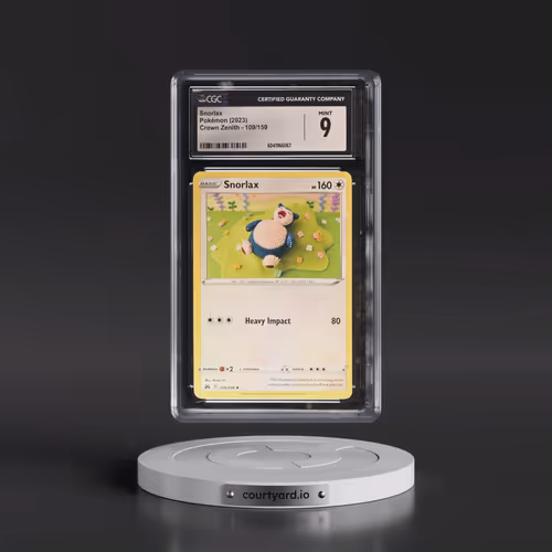 2023 Crown Zenith #109/159 Snorlax (CGC 9 MINT)