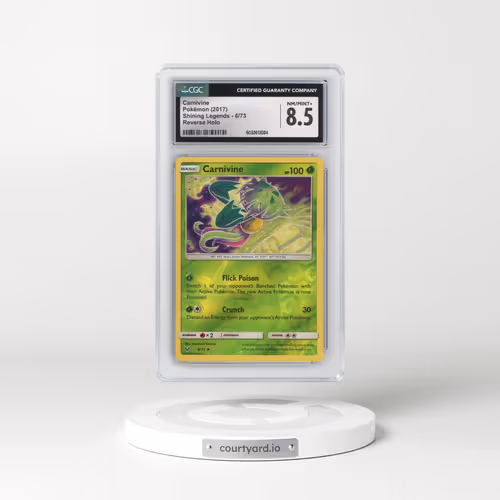 2017 Shining Legends #6/73 Carnivine - Reverse Holo (CGC 8.5 NM-MT+)