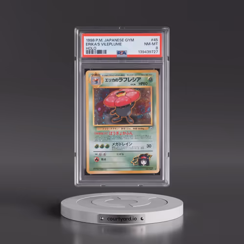 1998 Pokémon Gym #45 Erika's Vileplume - Holo (PSA 8 NM-MT)