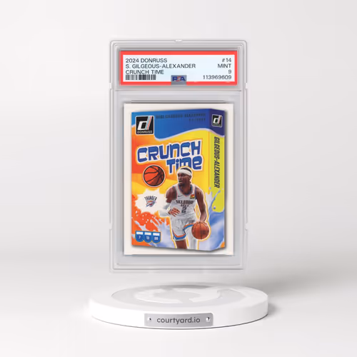 2024 Panini Donruss Crunch Time #14 Shai Gilgeous-Alexander (PSA 9 MINT)