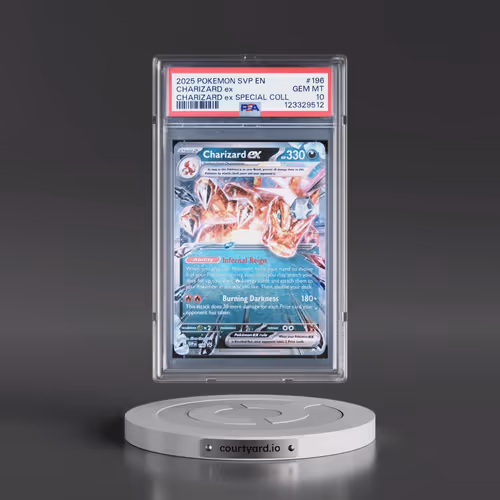 2025 Pokémon Svp EN-SV Black Star Promo #196 Charizard EX - Holo Charizard EX Special Collection (PS