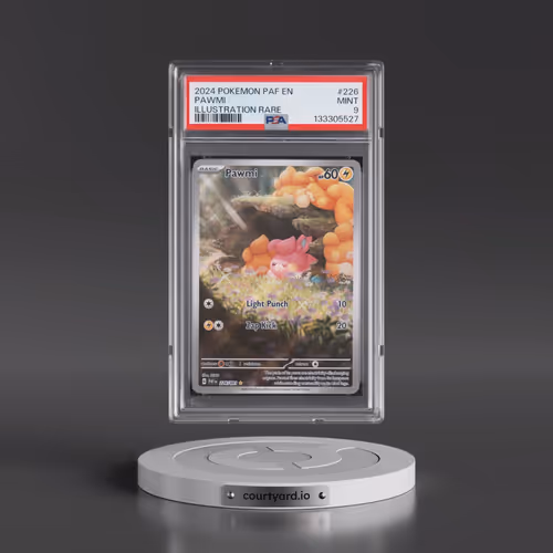 2024 Pokémon Paf EN-Paldean Fates #226 Pawmi - Illustration Rare (PSA 9 MINT)