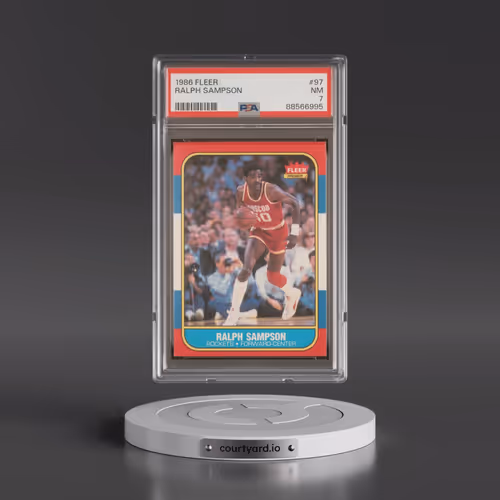 1986 Fleer #97 Ralph Sampson (PSA 7 NM)