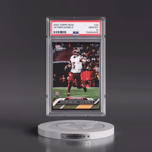 2024 Topps Now #22 Jayden Daniels (PSA 10 GEM MINT)