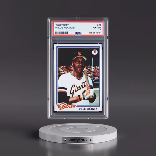1978 Topps #34 Willie McCovey (PSA 6 EX-MT)