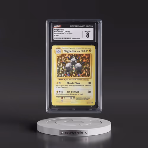 2016 Evolutions #38/108 Magneton - Holo (CGC 8 NM-MT)