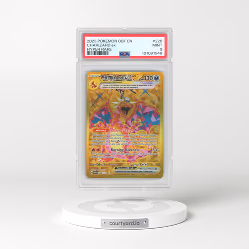 2023 Pokémon Obf EN-Obsidian Flames #228 Charizard EX - Holo Hyper Rare (PSA 9 MINT)