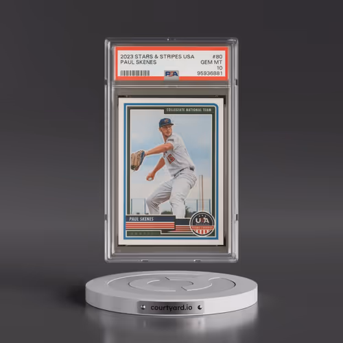 2023 Panini Stars & Stripes USA #80 Paul Skenes (PSA 10 GEM MINT)