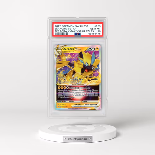 2022 Pokémon Swsh Black Star Promo #265 Zeraora Vstar - Zeraora Vmax & Vstar Battle Box (PSA 10 GEM MINT)