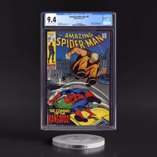 Amazing Spider-Man #81 CGC 9.4 Off-white to White Pages (Marvel Comics, 2/70)