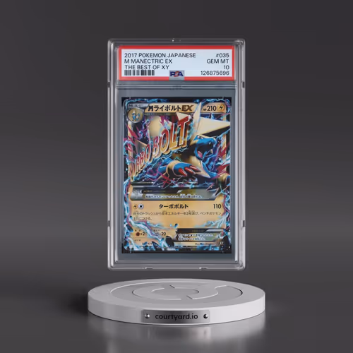 2017 Pokémon the Best of XY #035 M Manectric EX - Holo (PSA 10 GEM MINT)