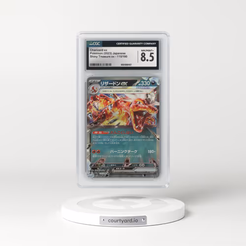 2023 Pokémon Sv4a-Shiny Treasure EX #115 Charizard EX - Holo (CGC 8.5 NM-MT+)