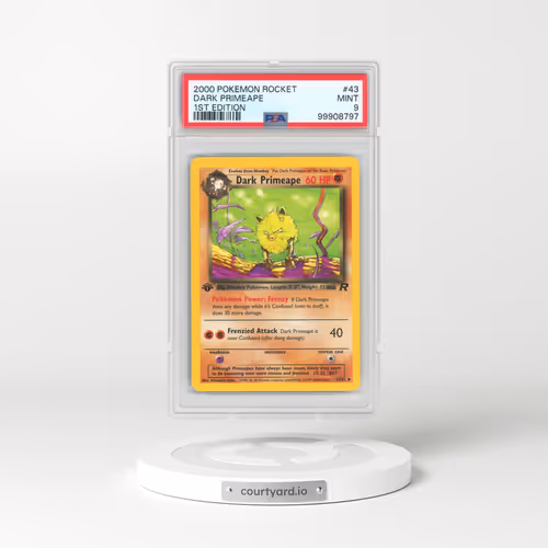 2000 Team Rocket #43 Dark Primeape - 1st Edition 1st Edition (PSA 9 MINT)
