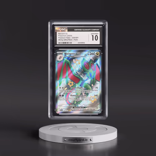 2024 Pokémon Paf EN-Paldean Fates #220 Noivern EX - Holo Shiny Ultra Rare (CGC 10 GEM MINT)