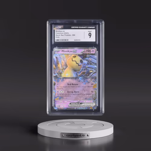 2023 Pokémon Svp EN-SV Black Star Promo #004 Mimikyu EX - Holo Mimikyu EX Sealed Product Promo (CGC