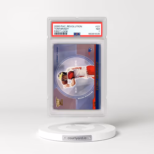 2000 Pacific Revolution First Look #22 Tom Brady - First Look (PSA 7 NM)