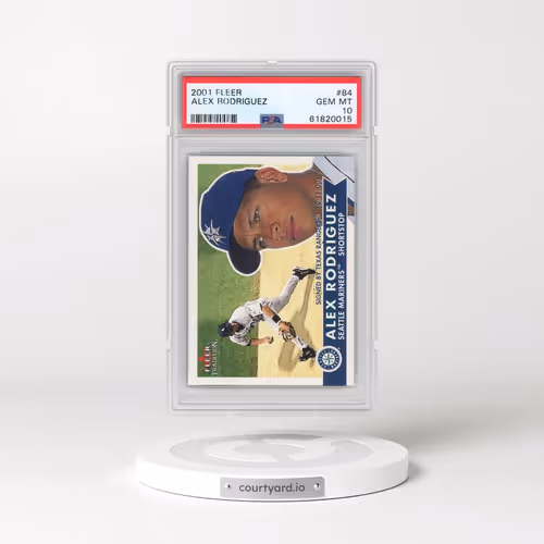 2001 Fleer #84 Alex Rodriguez (PSA 10 GEM MINT)