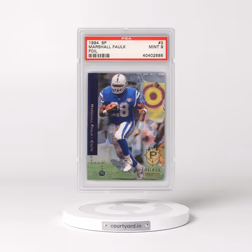 1994 SP #3 Marshall Faulk - Foil (PSA 9 MINT)