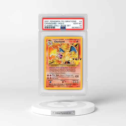 2021 Pokémon Celebrations Classic Collection #4 Charizard - Holo (PSA 10 GEM MINT)