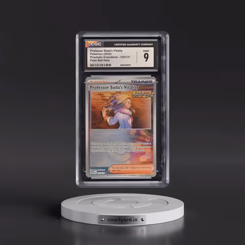 2024 Prismatic Evolutions - PRE EN #120/131 Professor Sada's Vitality - Poké Ball Holo (CGC 9 MINT)
