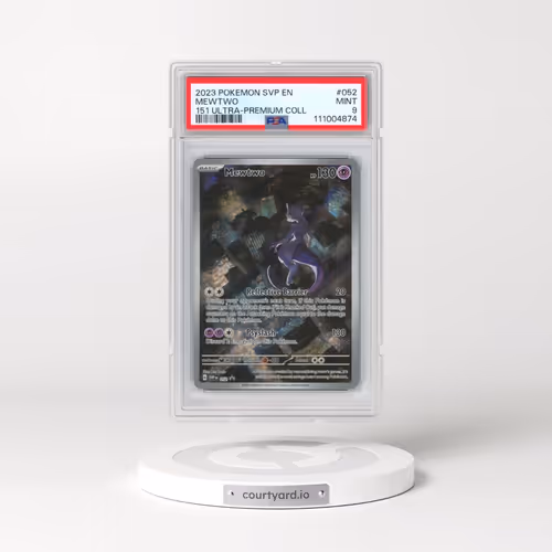 2023 Pokémon Svp EN-SV Black Star Promo #052 Mewtwo - 151 Ultra-Premium Collection (PSA 9 MINT)