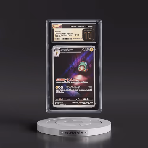 2023 Pokémon SV3-Ruler of the Black Flame #112 Bellibolt - Art Rare (CGC 10 PRISTINE)