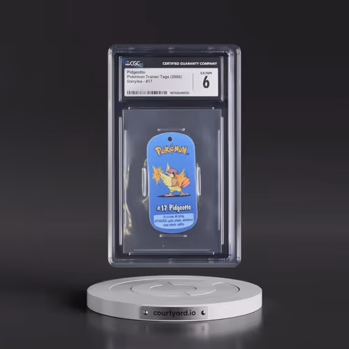 2000 Pokémon Trainer Tags (2000 Dairylea) - English #17 Pidgeotto (CGC 6 EX-NM)