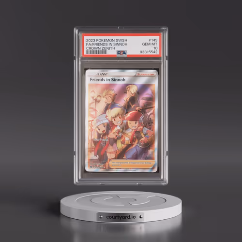 2023 Pokémon Sword and Shield Crown Zenith #149 Friends in Sinnoh - Full Art (PSA 10 GEM MINT)