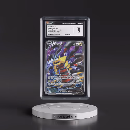2022 Lost Origin #185/196 Giratina V - Ultra Rare Holo (CGC 9 MINT)