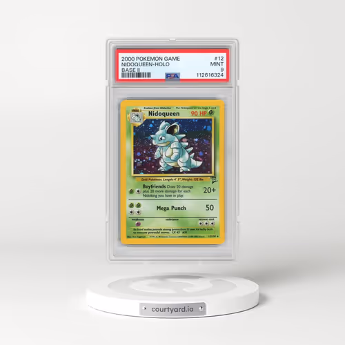 2000 Pokémon Game Base II #12 Nidoqueen - Holo (PSA 9 MINT)