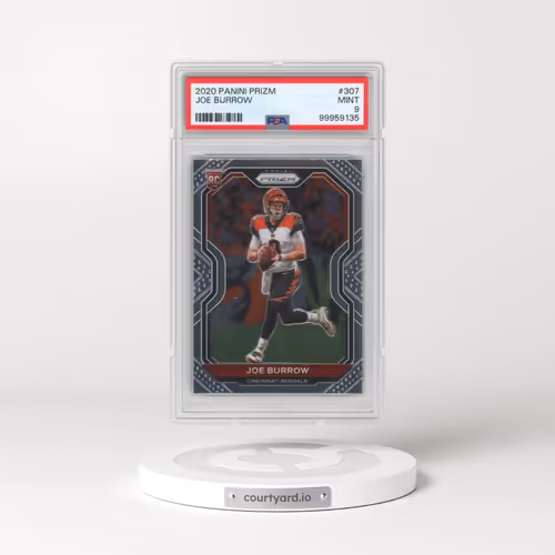 2020 Panini Prizm #307 Joe Burrow (PSA 9 MINT)