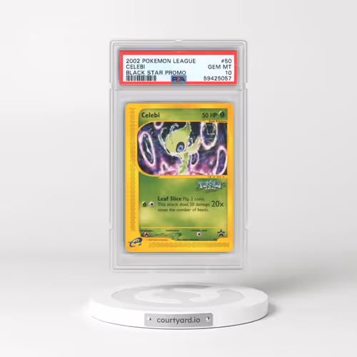 2002 Pokémon League Promo Black Star #50 Celebi (PSA 10 GEM MINT)