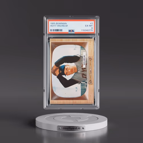 1955 Bowman #1 Hoyt Wilhelm (PSA 6 EX-MT)