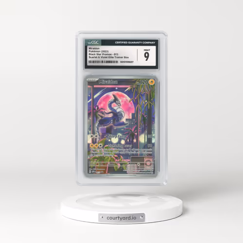 2023 Black Star Promos - Scarlet & Violet SVP EN #013 Miraidon - Scarlet & Violet Elite Trainer Box (CGC 9 MINT)