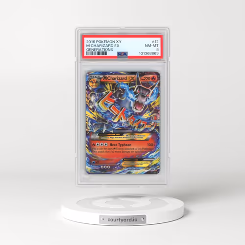 2016 Pokémon XY Generations #12 M Charizard EX - Holo (PSA 8 NM-MT)
