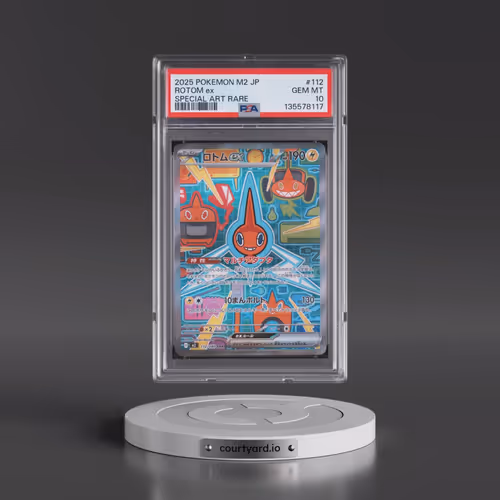 2025 Pokémon M2-Inferno X #112 Rotom EX - Holo Special Art Rare (PSA 10 GEM MINT)