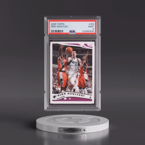 2005 Topps #150 Dirk Nowitzki (PSA 9 MINT)